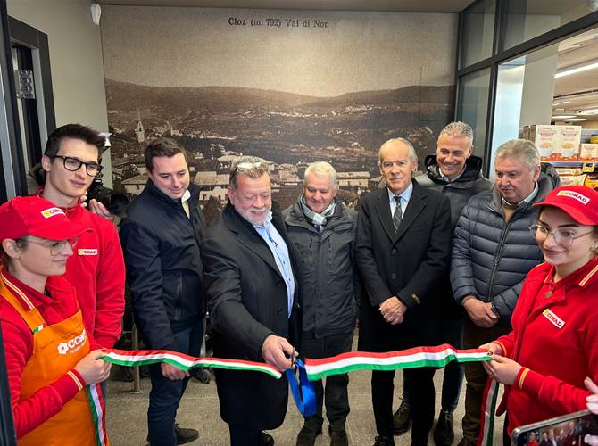 Il presidente Berti inaugura il punto vendita