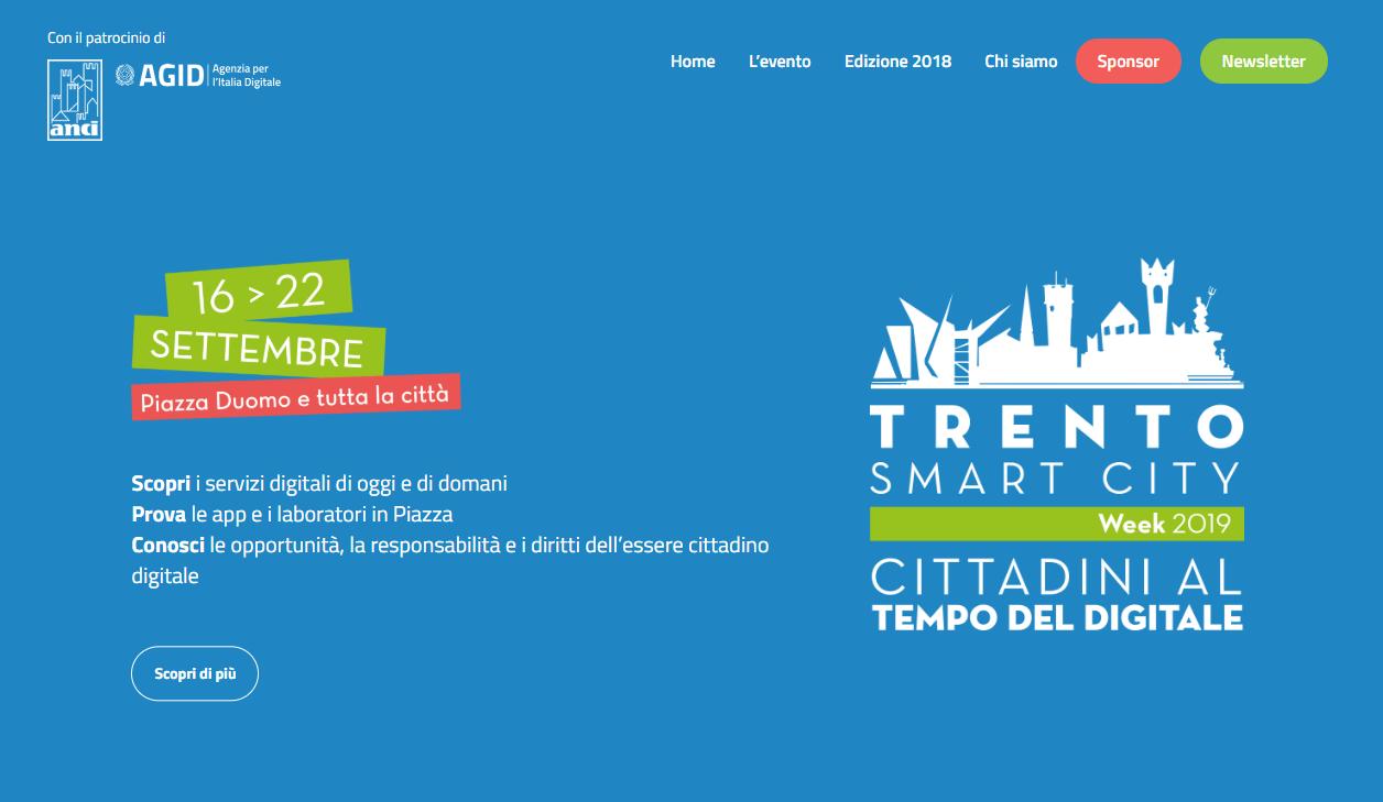 Per restare aggiornati: www.smartcityweek.it, l'appuntamento è dal 16 al 22 settembre.