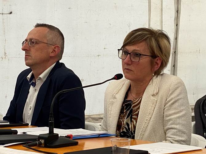 Da sinistra Cprrado Loss e Paola Dal Sasso