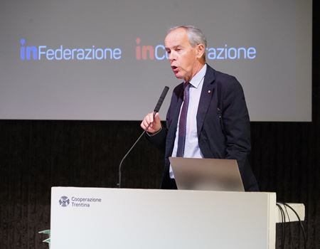 Roberto Simoni, presidente Cooperazione Trentina
