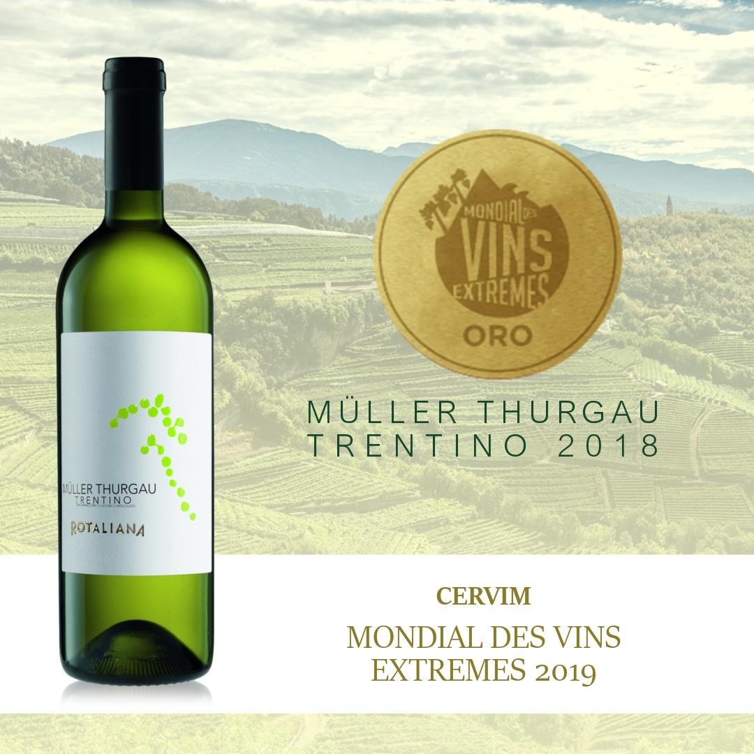 Medaglia d’Oro del Mondial des Vins Extrêmes 2019.