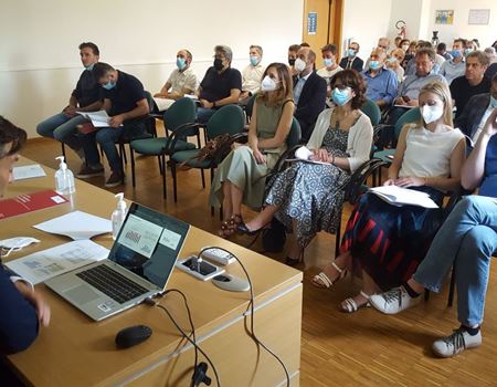 Un momento dell'assemblea dei soci