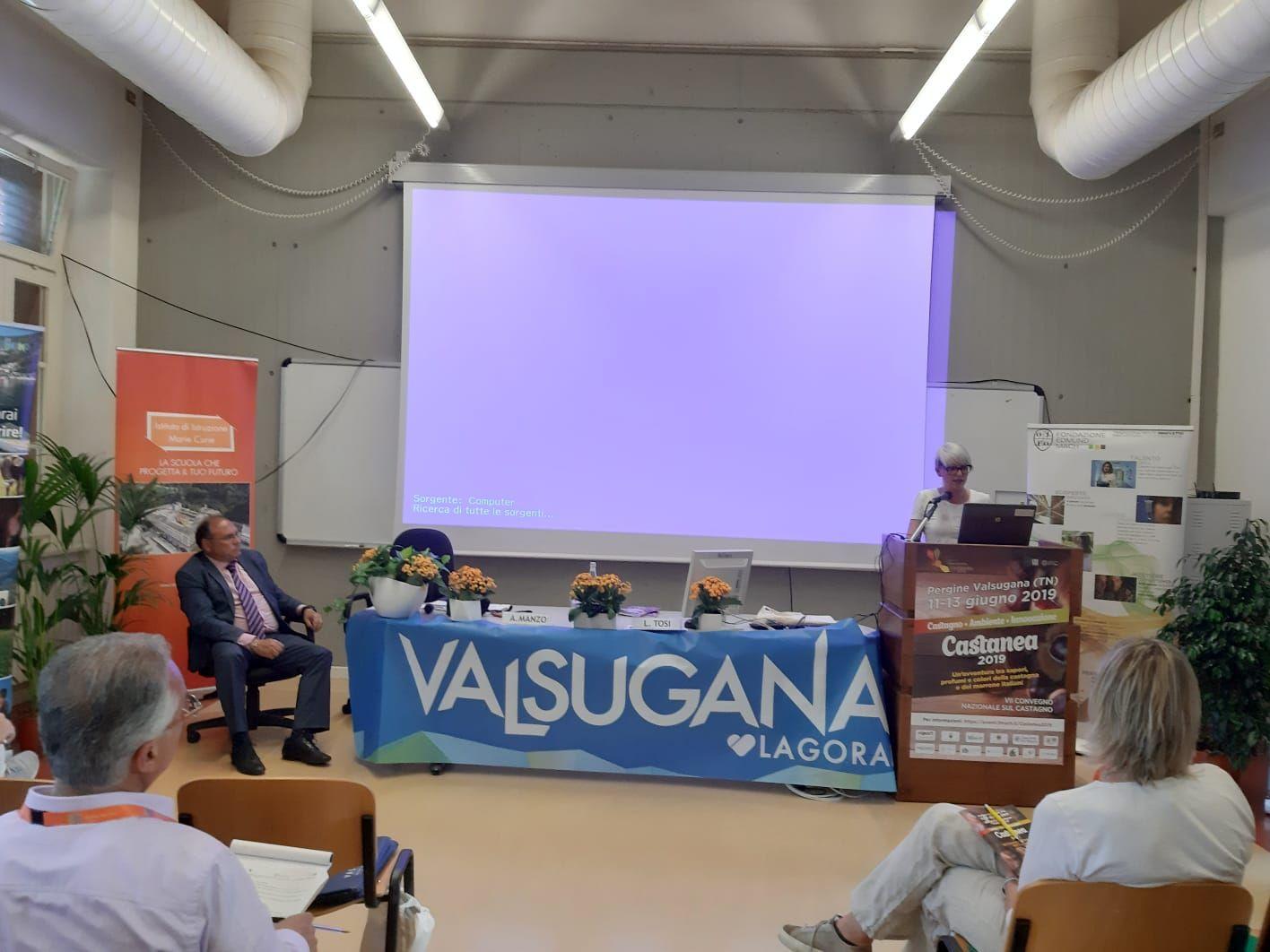 Bilancio positivo per Castanea 2019, la quattro giorni dedicata alla castanicoltura locale e nazionale organizzata da Fondazione Edmund Mach e Società di Ortoflorifrutticoltura italiana che si è svolta dall’11 al 14 giugno a Pergine, sede individuata in virtù del rilancio che i suoi amministratori vogliono dare a questo tipo di coltura in Valsugana, e già peraltro inventariata nel Patrimonio immateriale delle Regioni Alpine. Un grande successo, sia in termini di partecipanti al settimo convegno nazionale, con oltre 150 esperti da tutta Italia ma anche da Svizzera e Slovenia, e in termini di sinergia organizzativa: l’evento infatti, ha visto dialogare enti, istituzioni e associazioni locali e nazionali che ruotano attorno a questa coltura in fase di rilancio che è il castagno.