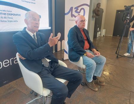 Da sinistra, Roberto Simoni e Italo Monfredini