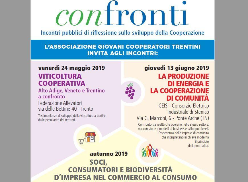 Il primo appuntamento venerdì 24 maggio alle 20 presso la Federazione Allevatori, con il tema: ‘Viticoltura cooperativa’. Ingresso libero e aperto a tutti. 