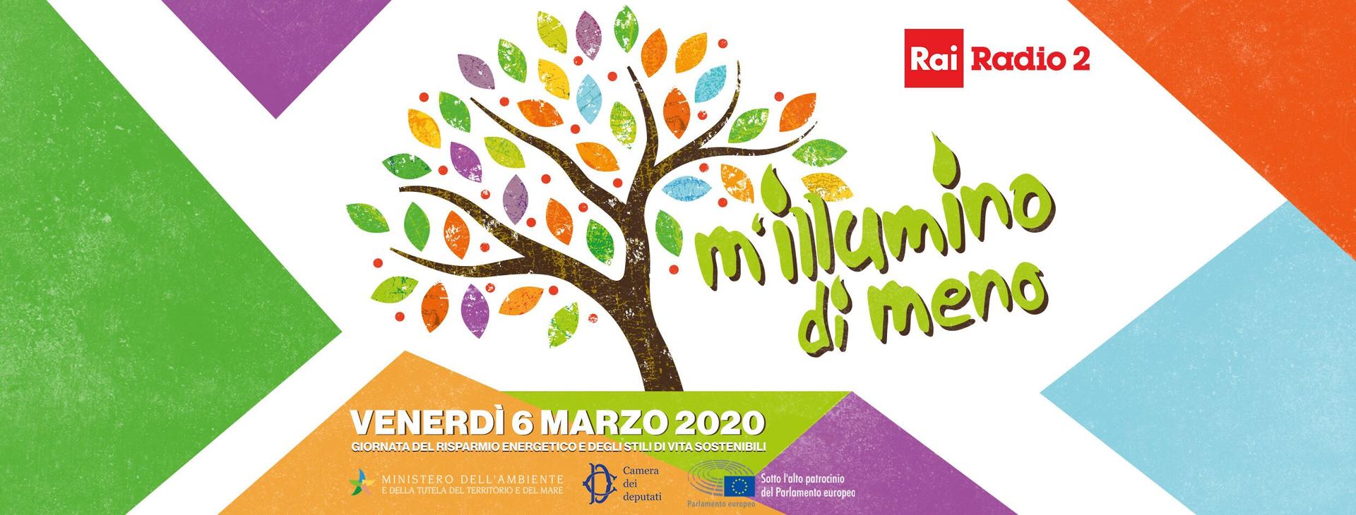 Il 6 marzo 2020 torna la giornata del risparmio energetico e degli stili di vita sostenibili lanciata nel 2005 dalla trasmissione radiofonica Caterpillar Rai Radio 2 che quest’anno invita a piantare un albero e aumentare il verde attorno a noi.