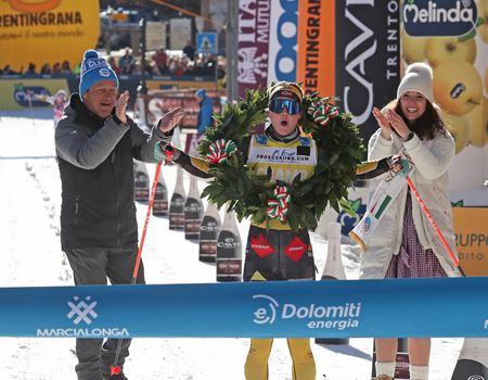 L'arrivo della norvegese Fleten