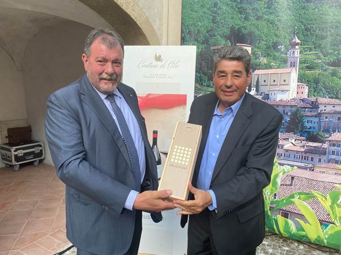 Da sinistra Luca Rigotti e Lino Trainotti