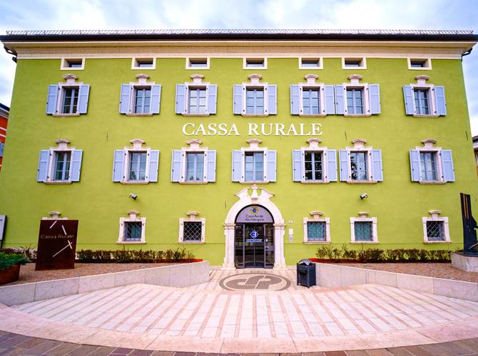 La sede di Pergine della Cassa Rurale Alta Valsugana
