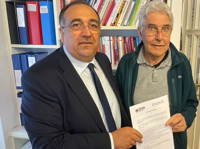 Da sinistra Giuseppe Consoli e Carlo Borzaga