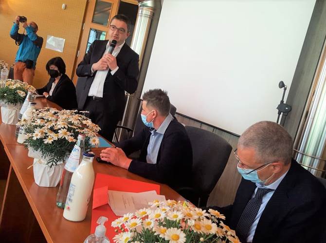 L'intervento del presidente Maurizio Fugatti