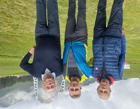 Da sinistra Roberto Simoni Stefano Albasini Mario Colombo