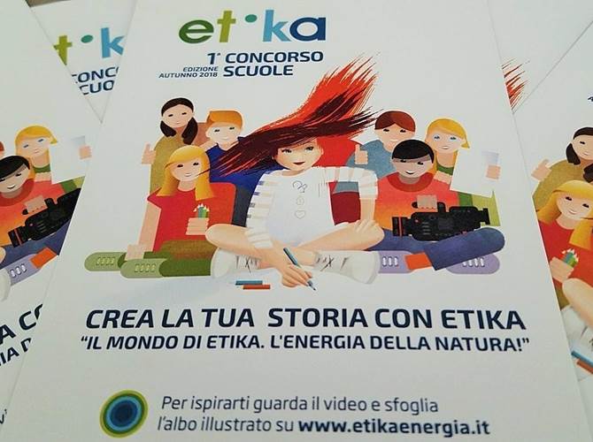 Crea la tua storia con Etika grazie al concorso per le scuole: L’energia della natura! Aperte le iscrizioni per il concorso che promuove le idee dei bambini e dei ragazzi e dei loro insegnanti. Raul Daoli: “alle azioni concrete, come l’uso di energia 100% green, affianchiamo un lavoro culturale e di promozione della tutela ambientale, dell’economia equa e sostenibile e della solidarietà”. I contenuti sono stati presentati stamani in conferenza stampa.