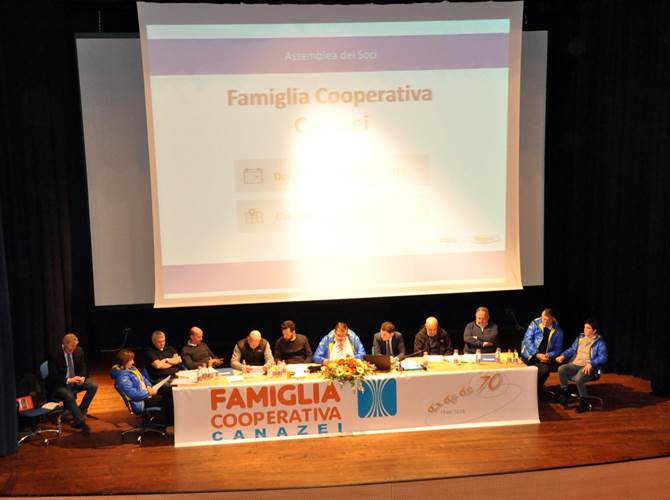 Settant’anni di “Famiglia”. A Canazei La ricorrenza è stata festeggiata durante l’assemblea dei soci che ha approvato i risultati dell’esercizio numero settanta.