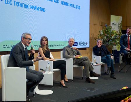 Da sinistra Felicetti Nonino Della Casa Rossini