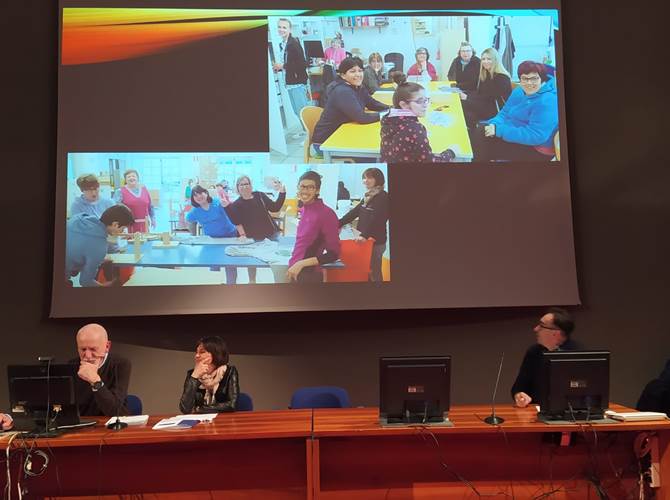 Un momento dell'assemblea