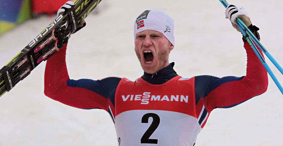 Il due volte campione olimpico e mondiale Sundby in terra trentina.