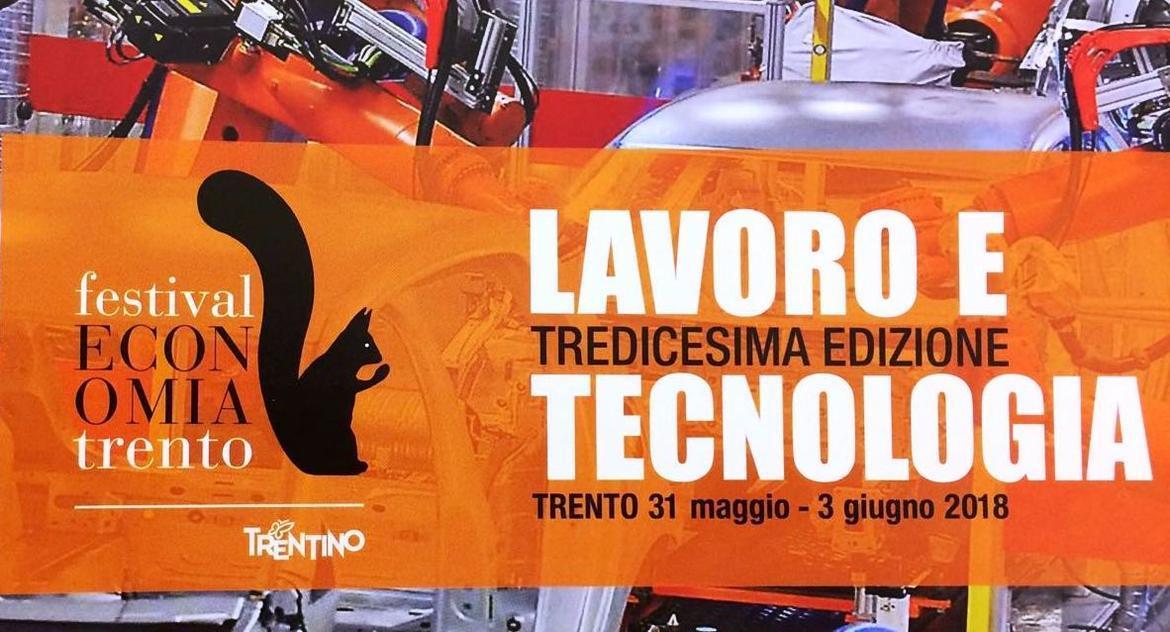 Nell'ambito del Festival dell'economia 2018 l'associazione Giovani Cooperatori Trentini, in collaborazione con Impact Hub Trentino, propone un appuntamento per parlare dell'impatto e delle conseguenze che l'uso della tecnologia sta avendo sui luoghi di lavoro. Appuntamento domenica 3 giugno alle 15.00 presso la Sala Fondazione Caritro, Palazzo Calepini Trento.