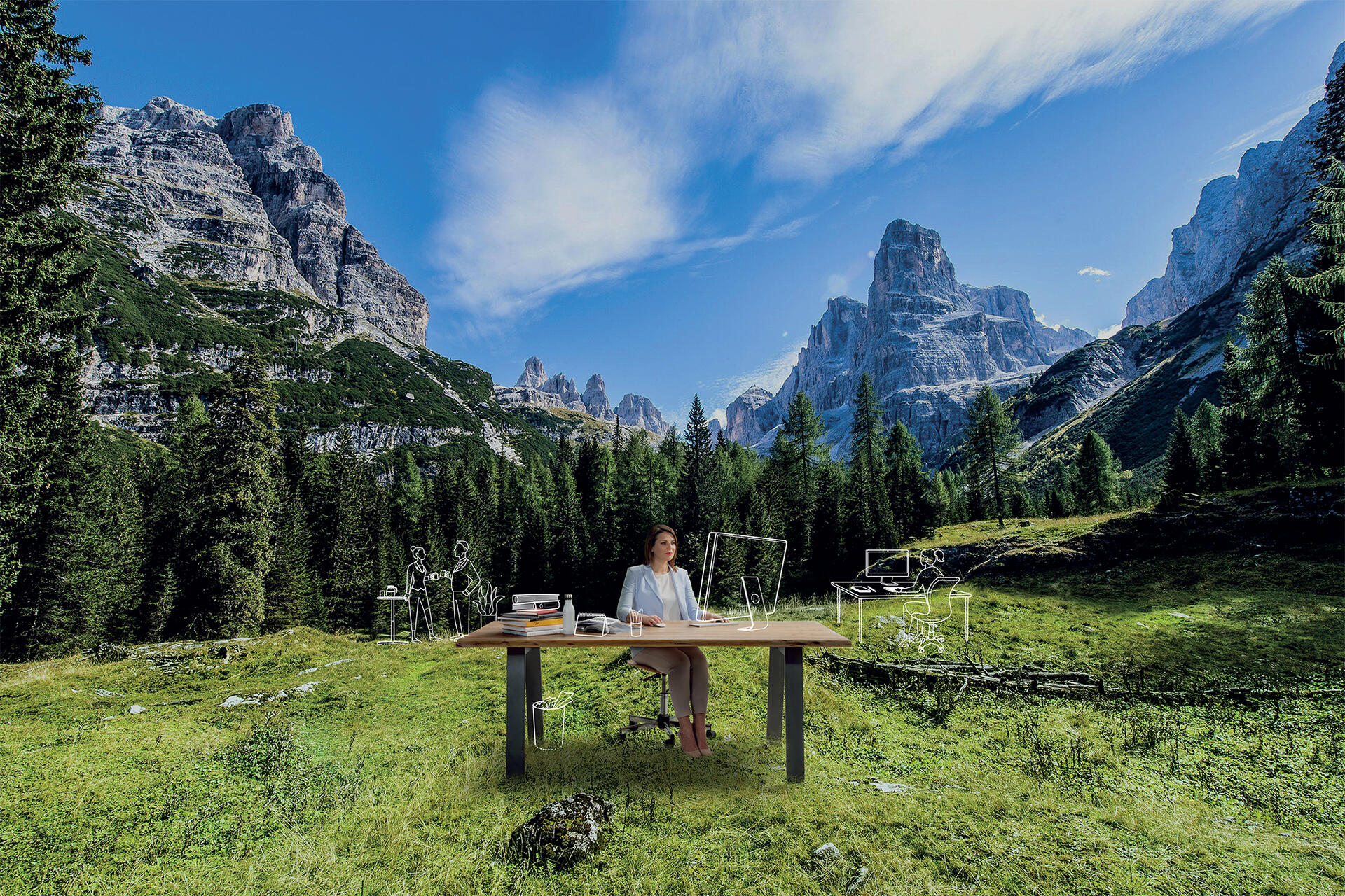 Presentato ieri “Coworking inCooperazione”, il progetto che trasformerà gli spazi resi liberi dalle Casse Rurali in uffici per i residenti delle valli trentine e i turisti.