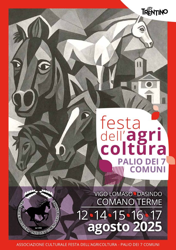 La locandina della Festa dell'Agricoltura/Palio 7 Comuni